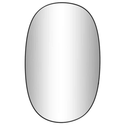 Veggspeil Svart 70x45 cm