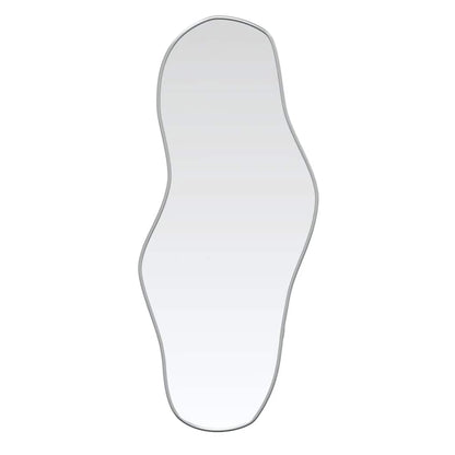 Veggspeil sølv 80x35 cm