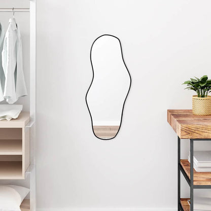 Veggspeil Svart 70x30 cm