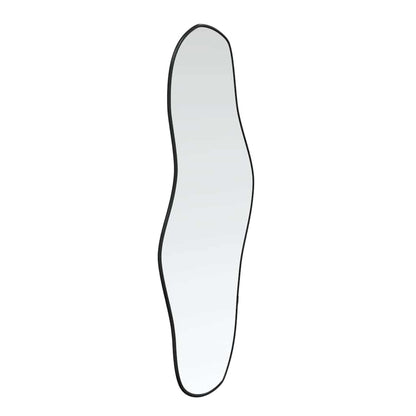Veggspeil Svart 90x40 cm