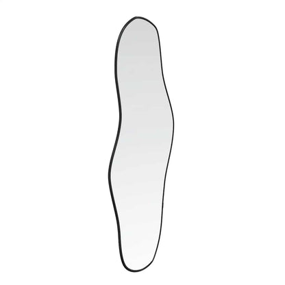 Veggspeil Svart 100x45 cm