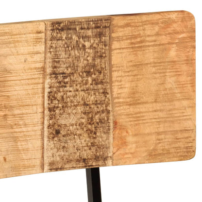 Spisestoler 2 stk 44x40x80 cm heltre mango