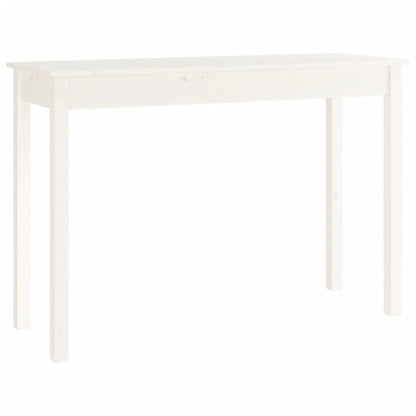 Avlastningsbord Konsollbord Hvit 110x40x75 cm heltre furu