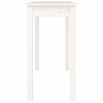Avlastningsbord Konsollbord Hvit 110x40x75 cm heltre furu
