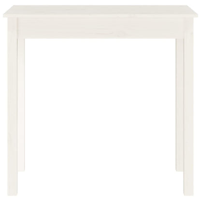 Avlastningsbord Konsollbord Hvit 80x40x75 cm heltre furu