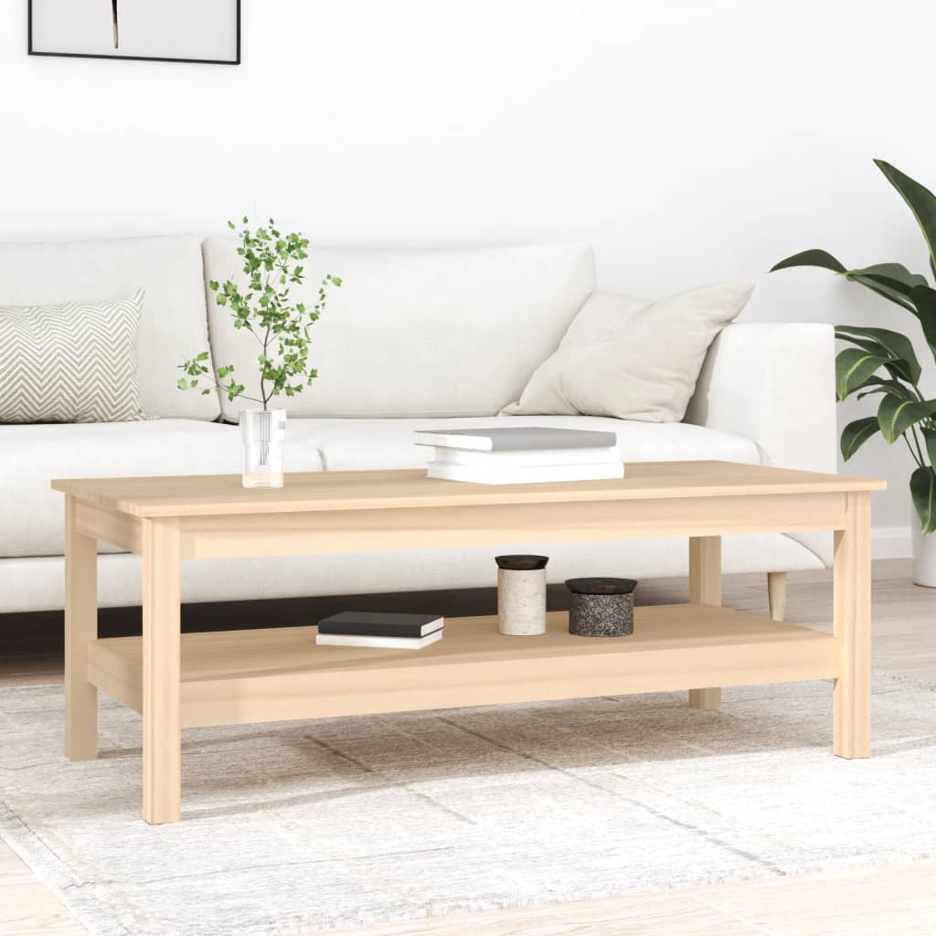 Salongbord Sofabord Tre heltre furu 110x50x40 cm