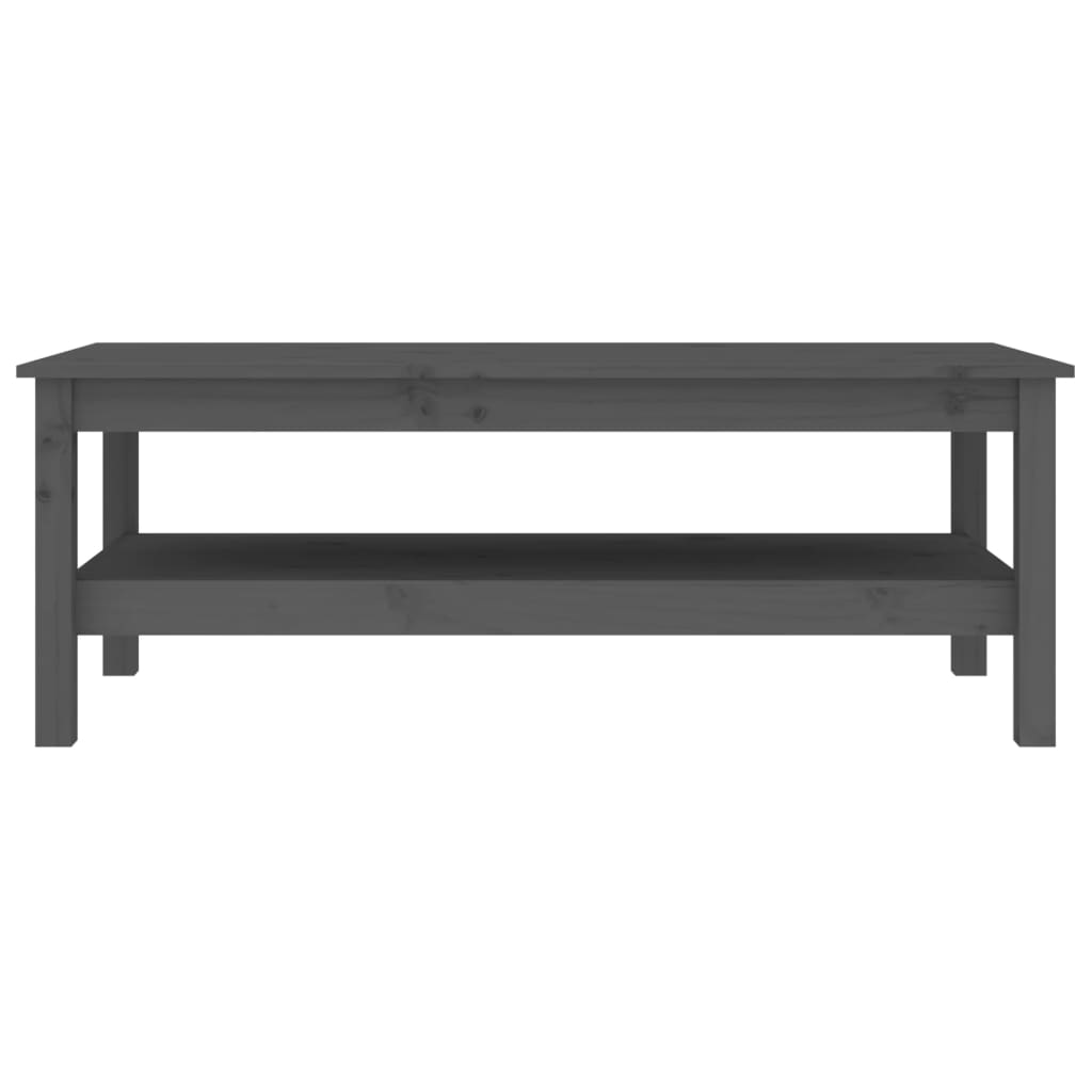 Salongbord Sofabord Grå 110x50x40 cm heltre furu