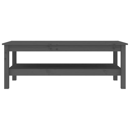 Salongbord Sofabord Grå 110x50x40 cm heltre furu