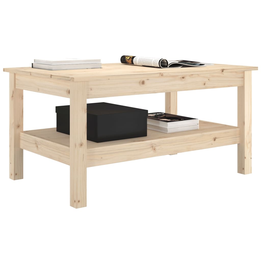 Salongbord Sofabord Tre heltre furu 80x50x40 cm