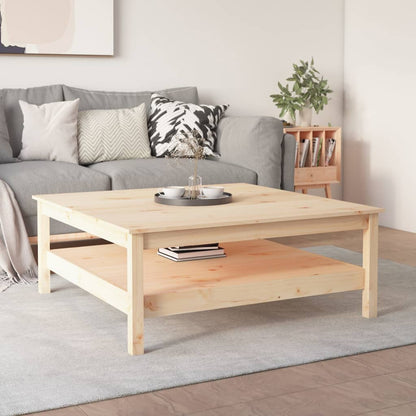 Salongbord Sofabord Tre heltre furu 100x100x40 cm