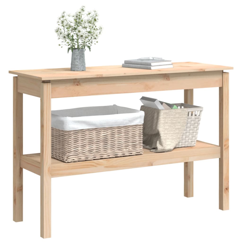 Avlastningsbord Konsollbord Tre 110x40x75 cm heltre furu