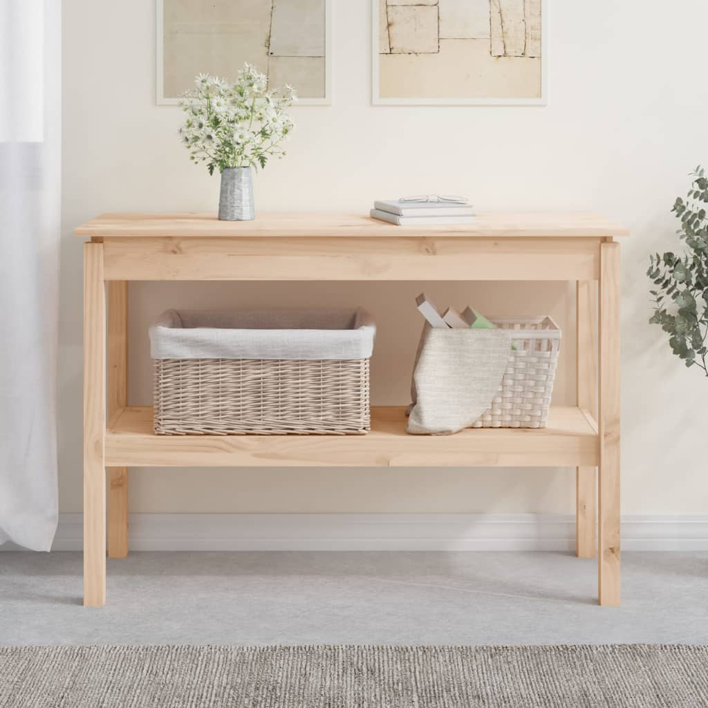 Avlastningsbord Konsollbord Tre 110x40x75 cm heltre furu