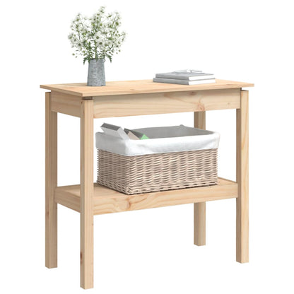Avlastningsbord Konsollbord Tre 80x40x75 cm heltre furu