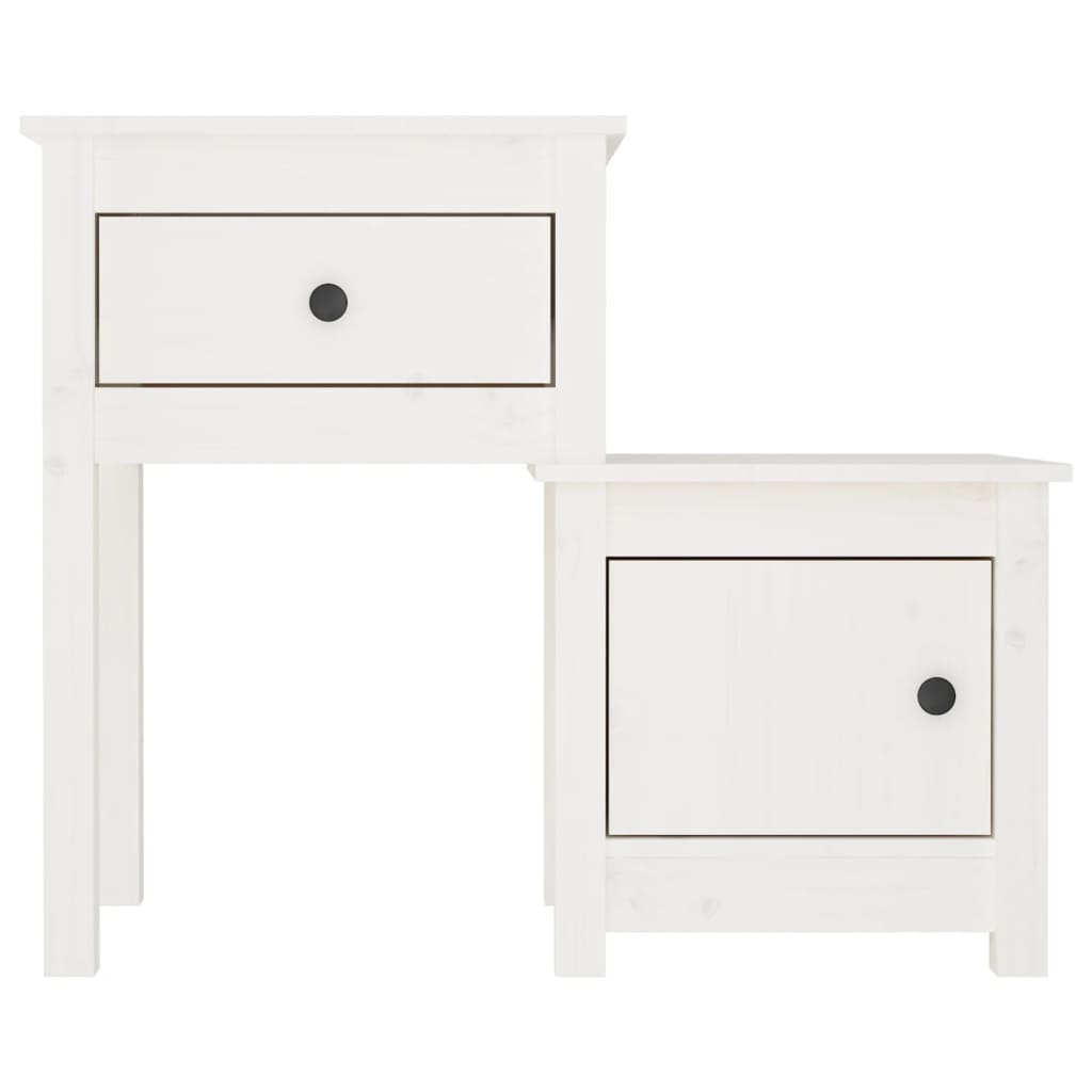 Nattbord Sengbord Tre heltre furu 79,5x38x65,5