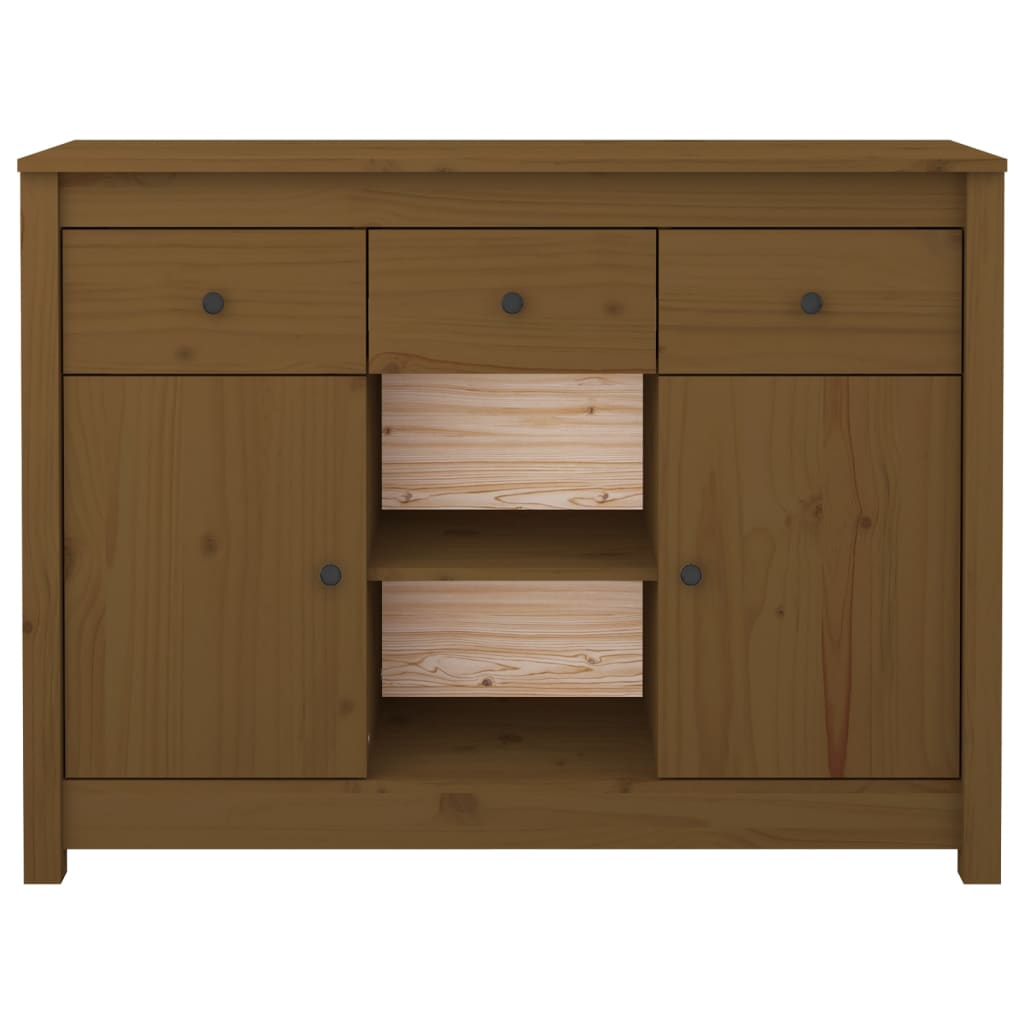 Skjenk honningbrun 100x35x74,5 cm heltre furu