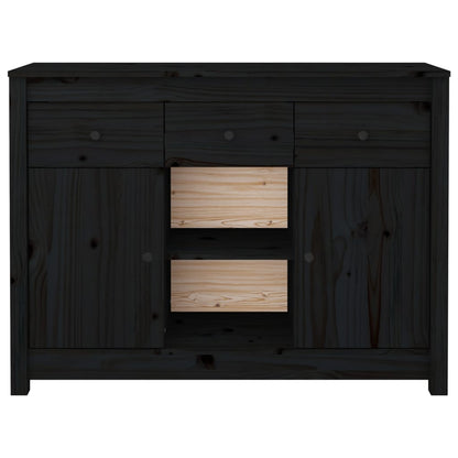 Skjenk Svart 100x35x74,5 cm heltre furu