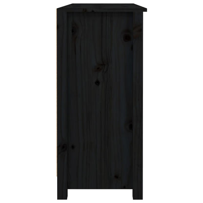 Skjenk Svart 100x35x74,5 cm heltre furu