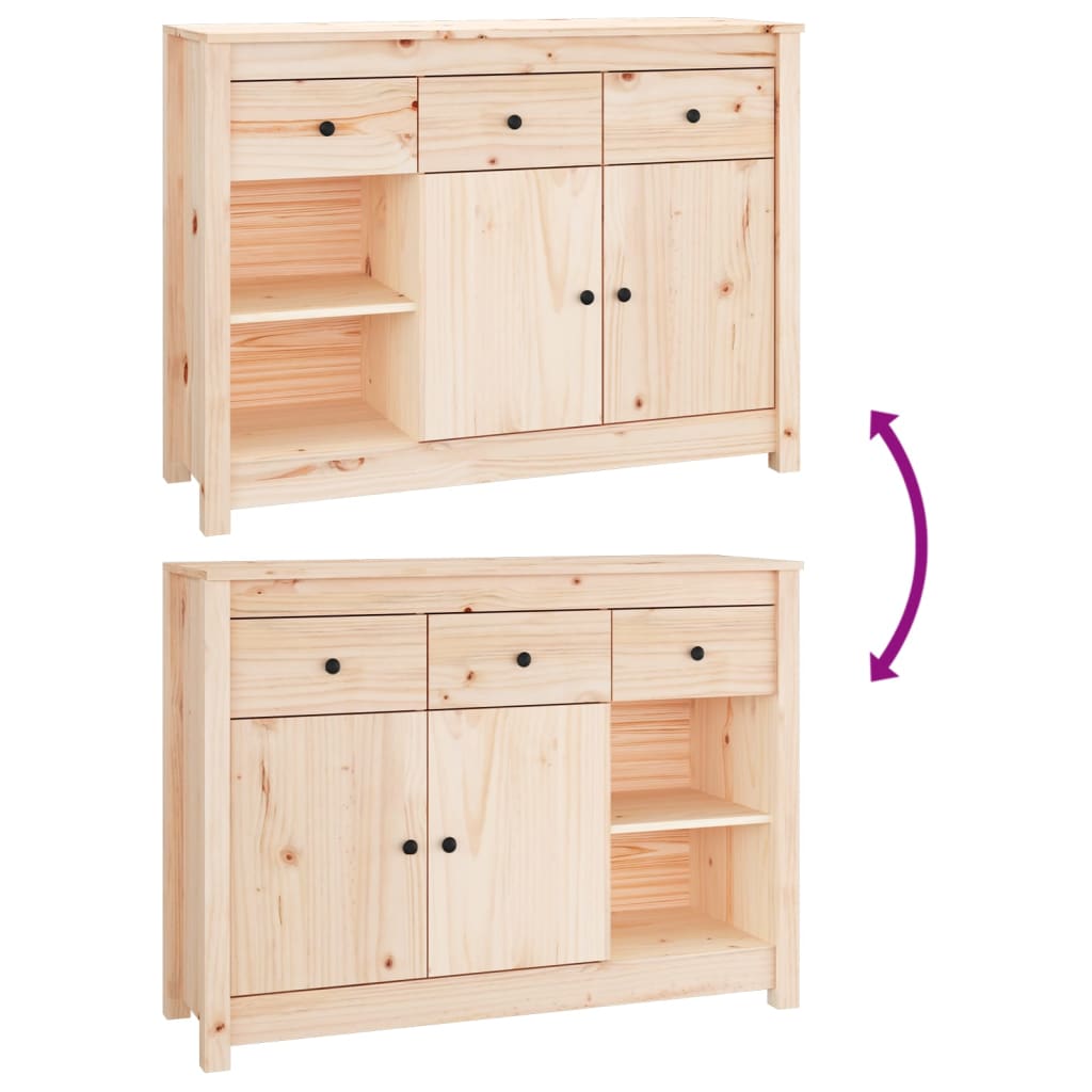 Skjenk Tre 100x35x74 cm heltre furu
