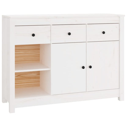 Skjenk Hvit 100x35x74 cm heltre furu
