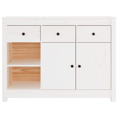 Skjenk Hvit 100x35x74 cm heltre furu