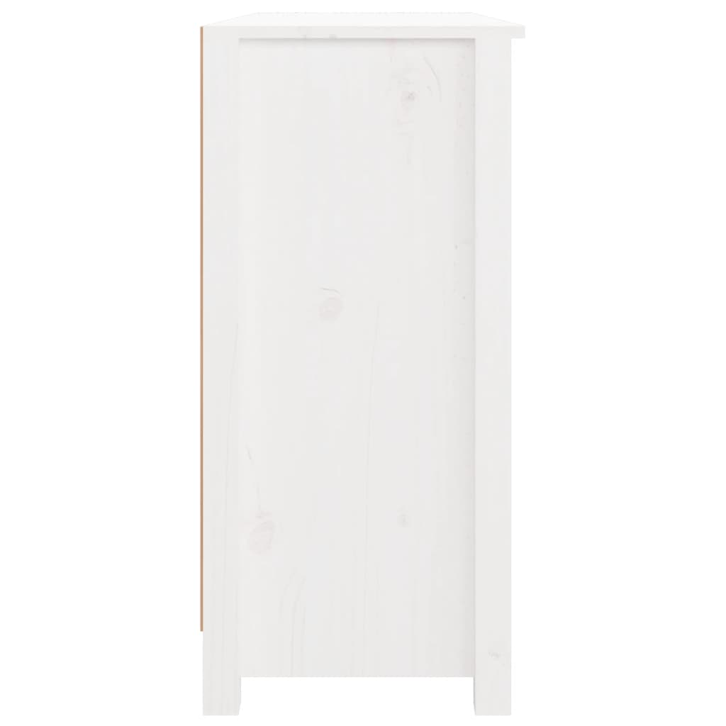 Skjenk Hvit 100x35x74 cm heltre furu