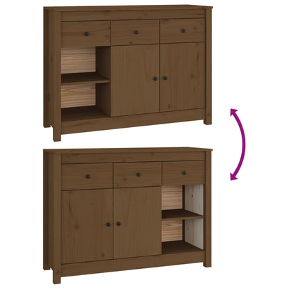 Skjenk Honningbrun 100x35x74 cm heltre furu