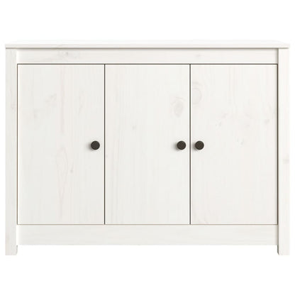 Skjenk Hvit 100x35x74 cm heltre furu