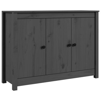 Skjenk Grå 100x35x74 cm heltre furu