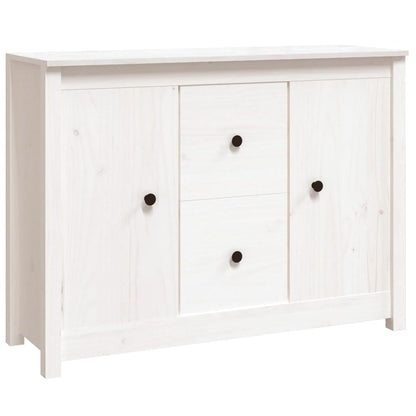 Skjenk Hvit 100x35x74 cm heltre furu