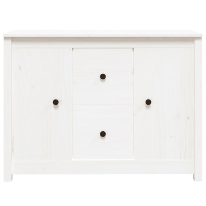Skjenk Hvit 100x35x74 cm heltre furu
