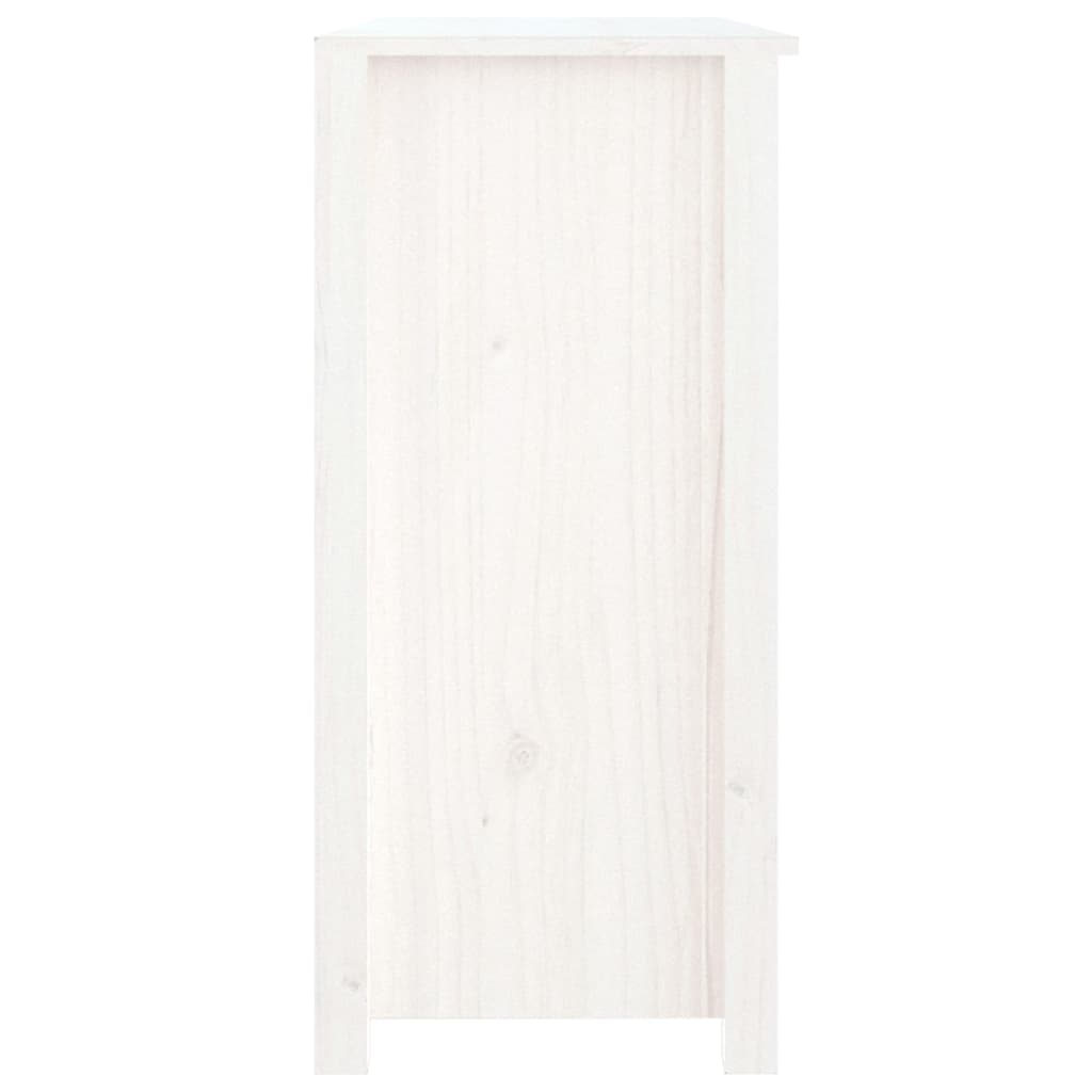 Skjenk Hvit 100x35x74 cm heltre furu