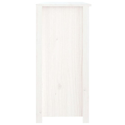 Skjenk Hvit 100x35x74 cm heltre furu