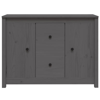 Skjenk Grå 100x35x74 cm heltre furu