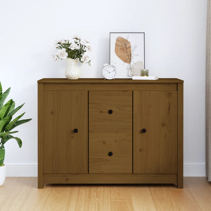 Skjenk Honningbrun 100x35x74 cm heltre furu