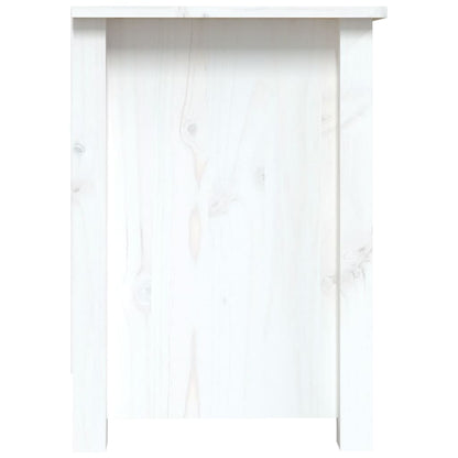 TV-Møbel Hvit TV-benk 103x36,5x52 cm heltre furu