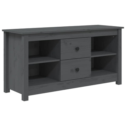 TV-Møbel Grå TV-benk 103x36,5x52 cm heltre furu