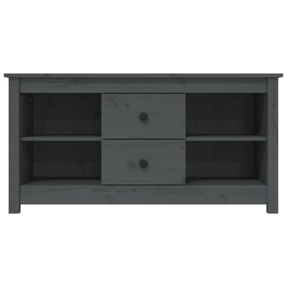 TV-Møbel Grå TV-benk 103x36,5x52 cm heltre furu