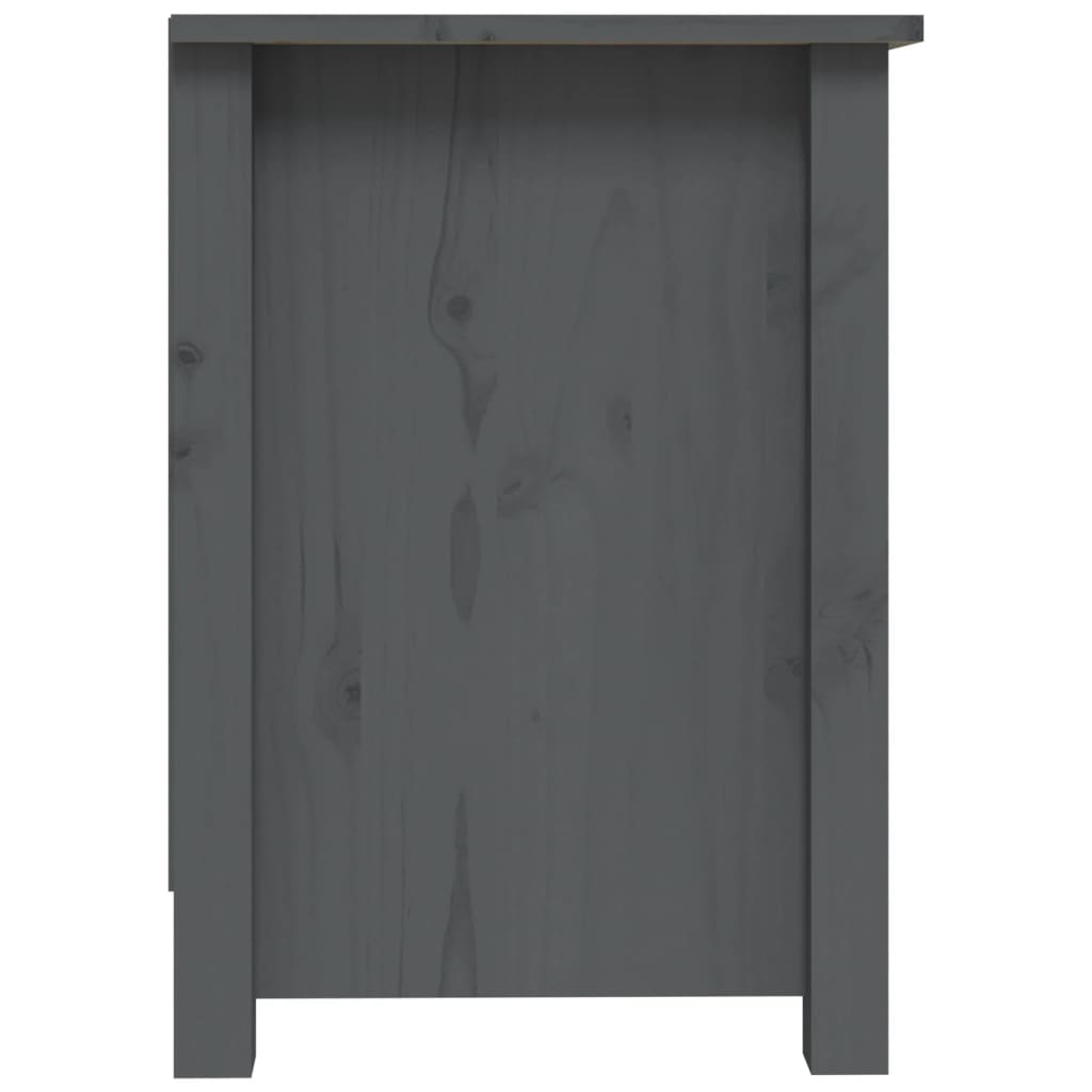 TV-Møbel Grå TV-benk 103x36,5x52 cm heltre furu