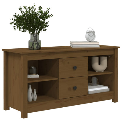 TV-Møbel Honningbrun TV-benk 103x36,5x52 cm heltre furu