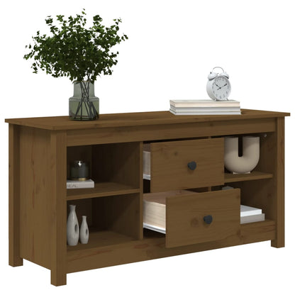 TV-Møbel Honningbrun TV-benk 103x36,5x52 cm heltre furu