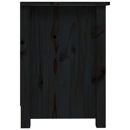 TV-Møbel Svart TV-benk 103x36,5x52 cm heltre furu