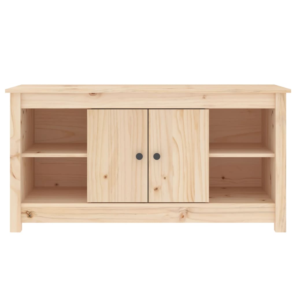 TV-Møbel Tre TV-benk heltre furu 103x36,5x52 cm