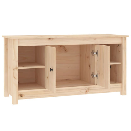 TV-Møbel Tre TV-benk heltre furu 103x36,5x52 cm