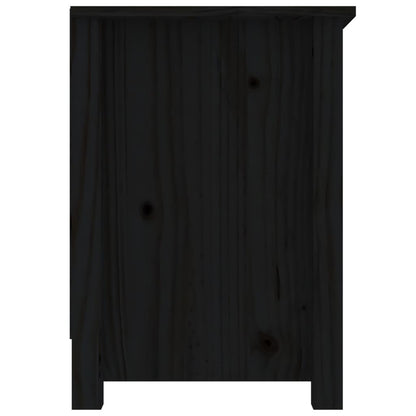 TV-Møbel Svart TV-benk 103x36,5x52 cm heltre furu