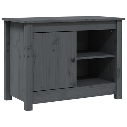TV-Møbel Grå Tv-benk 70x36,5x52 cm heltre furu