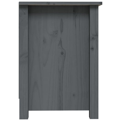 TV-Møbel Grå Tv-benk 70x36,5x52 cm heltre furu