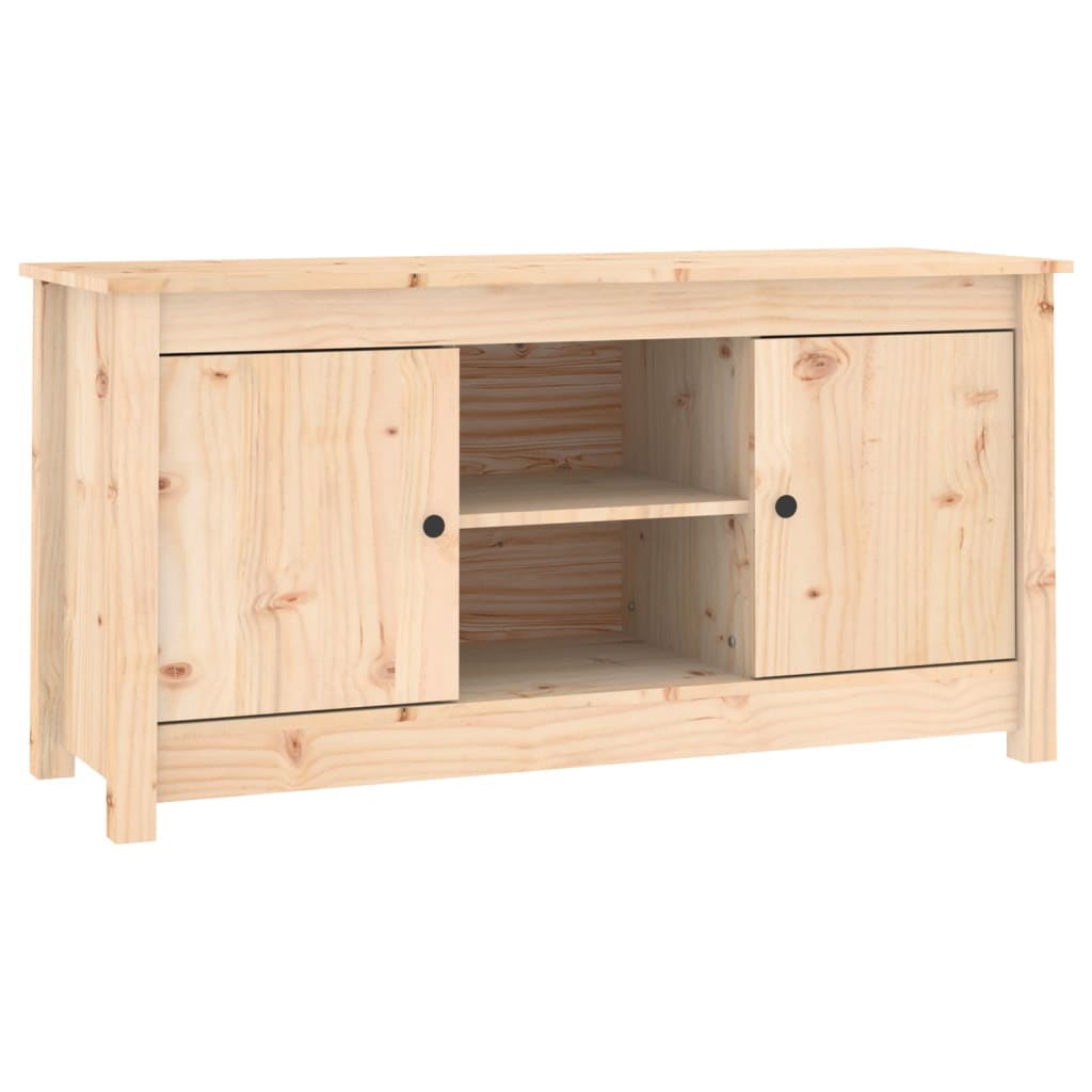 TV-Møbel Tre TV-benk heltre furu 103x36,5x52 cm