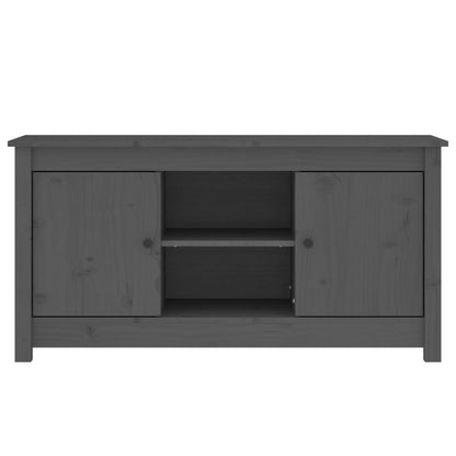 TV-Møbel Grå TV-benk 103x36,5x52 cm heltre furu