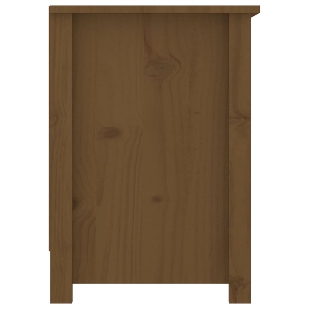 TV-Møbel Honningbrun TV-benk 103x36,5x52 cm heltre furu