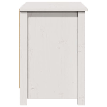 TV-Møbel Hvit TV-benk 103x36,5x52 cm heltre furu